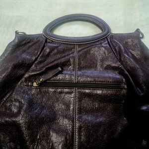 Chic Dark Brown Leather Shoulder Bag Does'nt Come With A Sling